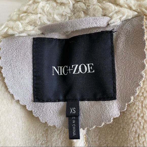 Nic + Zoe Faux Fur Shearling Vest Coat - Picture 8 of 8
